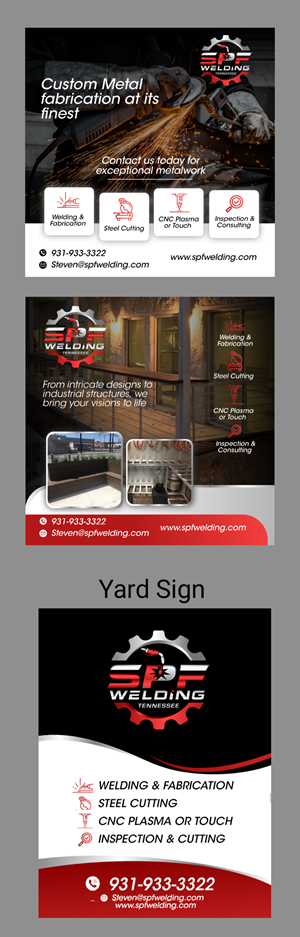 Advertisement Design by Justice Smith for SPF Welding | Design: #32296619