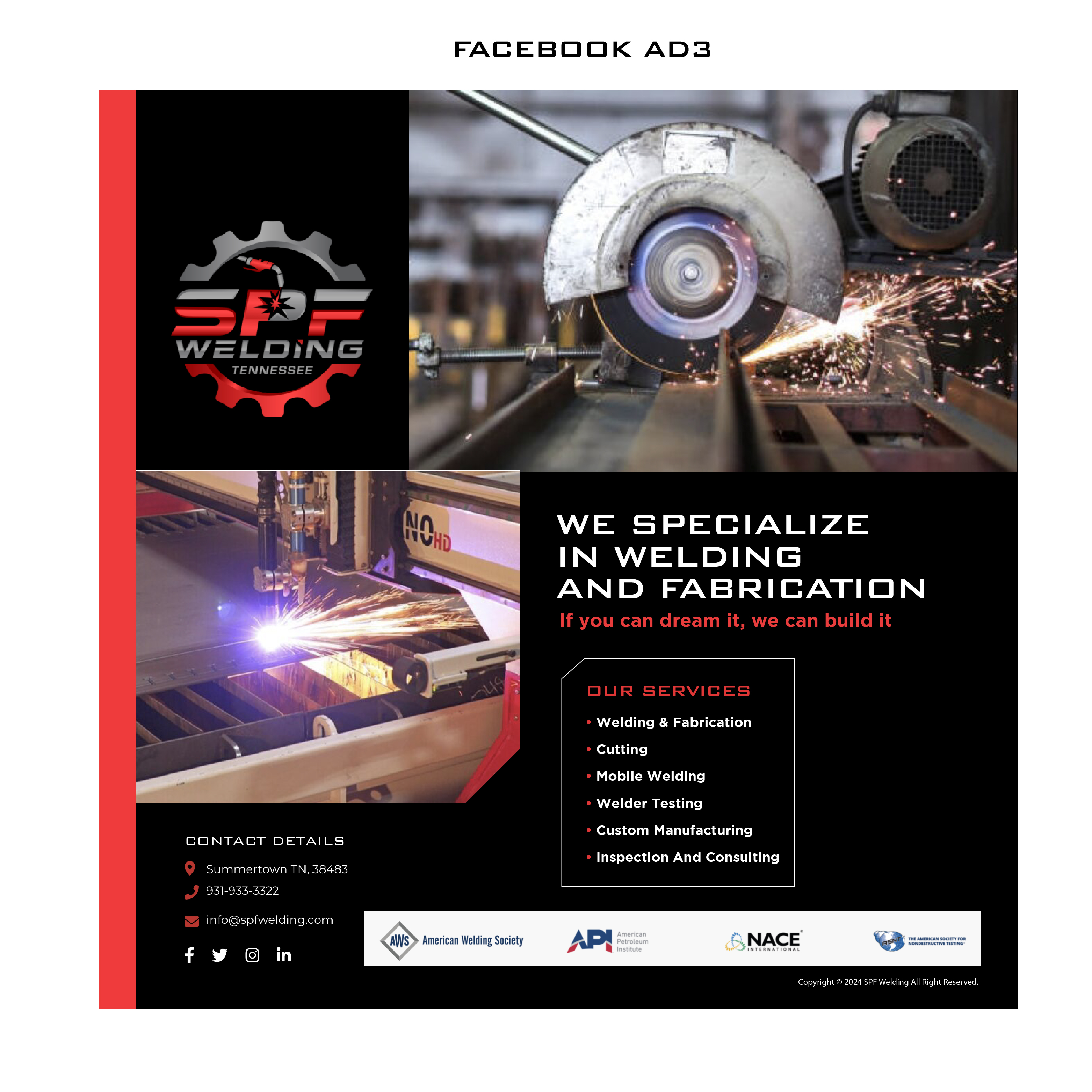 Diseño Publicitario por designgreen para SPF Welding | Diseño #32295325
