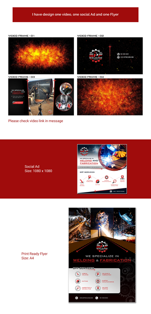 Advertisement Design by FaharMirza for SPF Welding | Design: #32294826