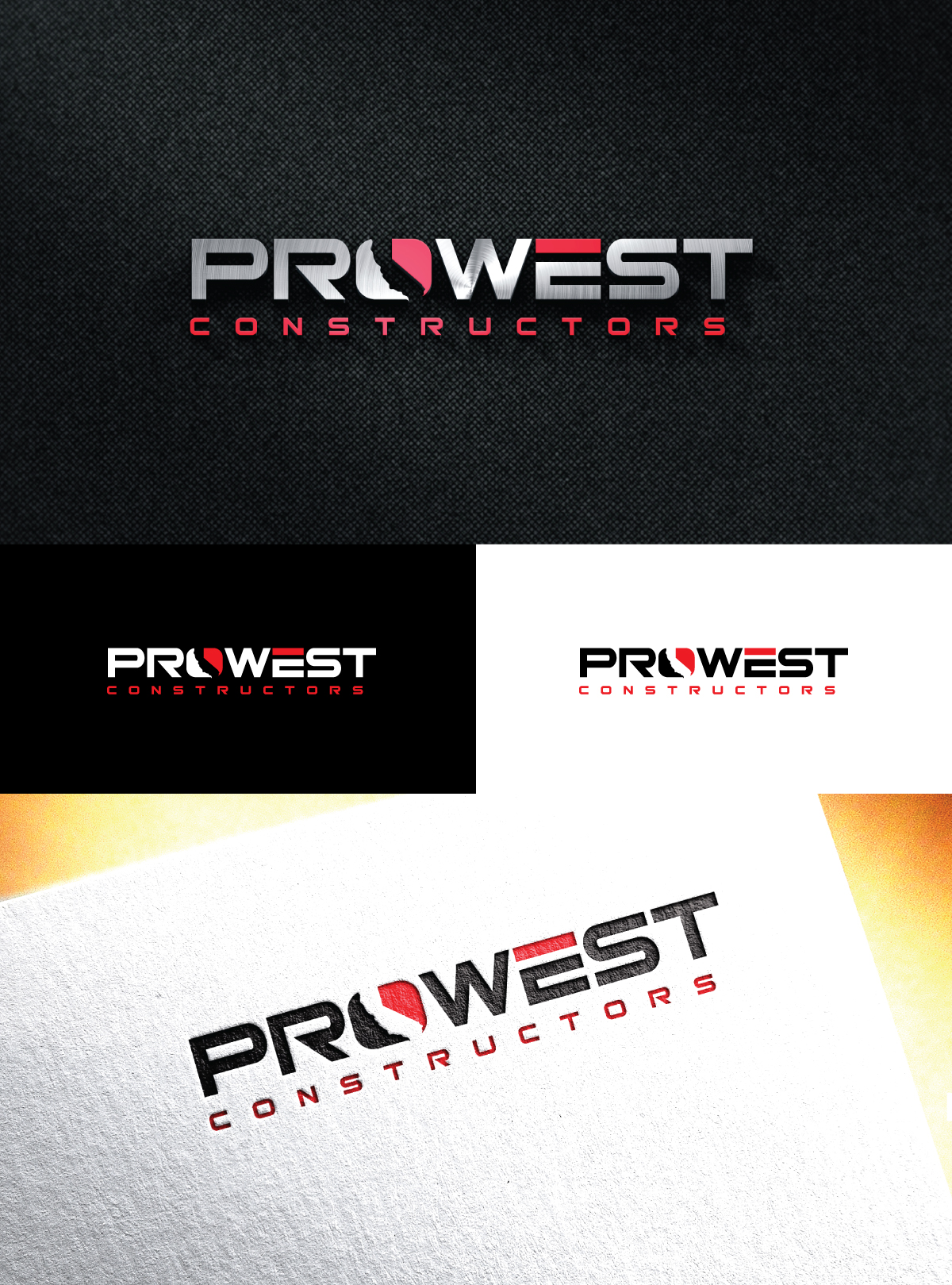 Logo Design by sol design2 for ProWest Constructors | Design #32279172