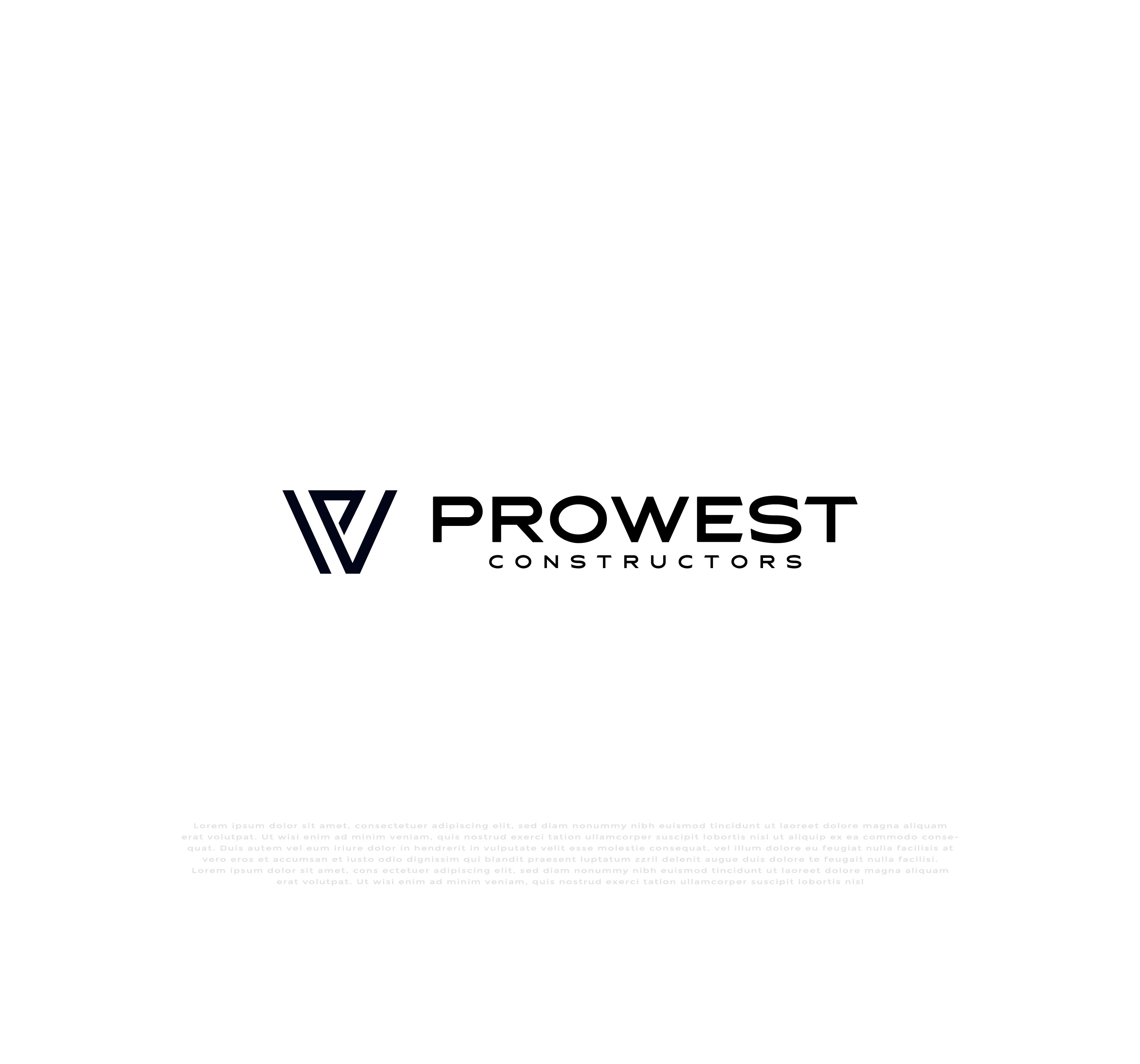 Logo Design by mehedi.h for ProWest Constructors | Design #32281904