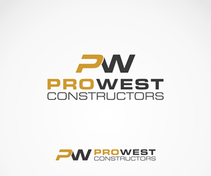 Logo Design by Nono KonsepVector for ProWest Constructors | Design: #32321180