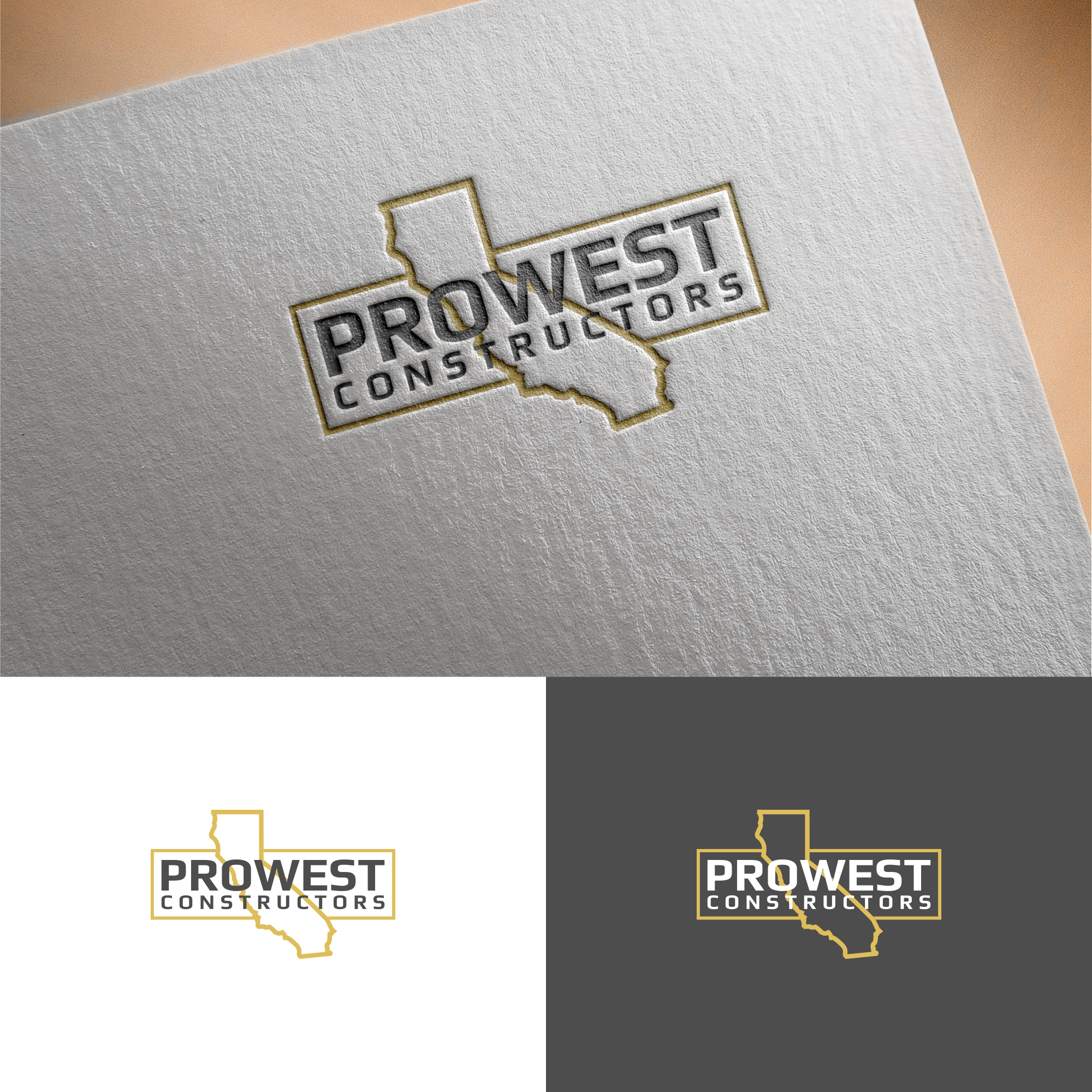 Logo Design by ni9 for ProWest Constructors | Design #32321626