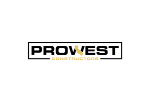 Diseño de Logo por b100 para ProWest Constructors | Diseño: #32277139