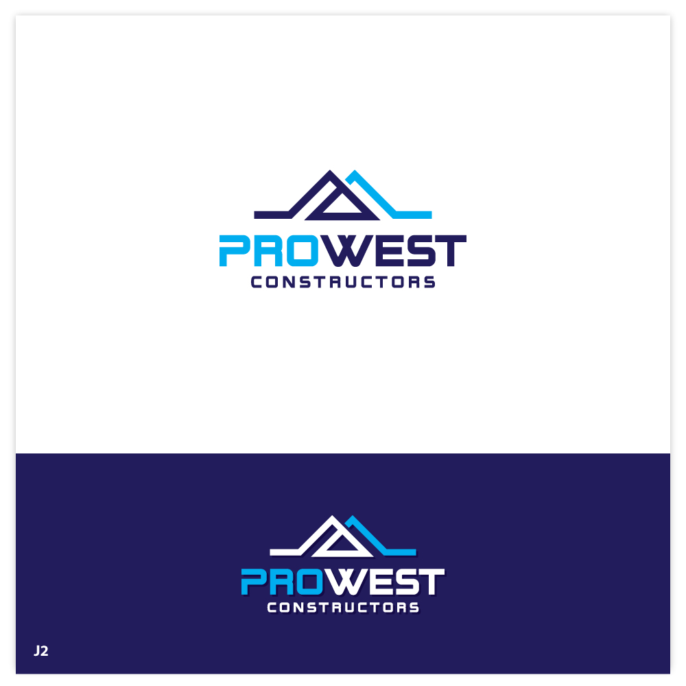 Logo Design by Sujit Banerjee for ProWest Constructors | Design #32281041