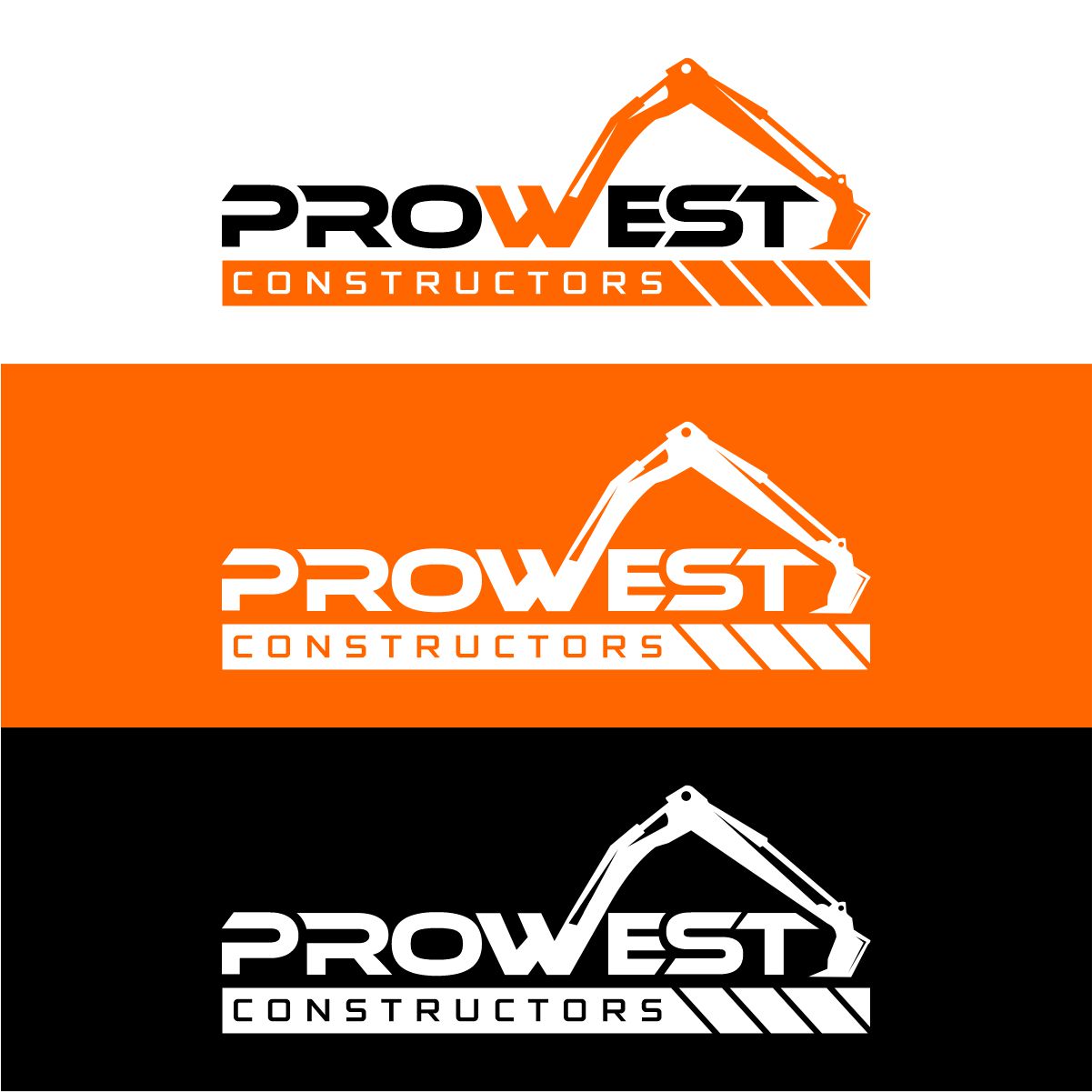 Logo Design by creative.bugs for ProWest Constructors | Design #32285314