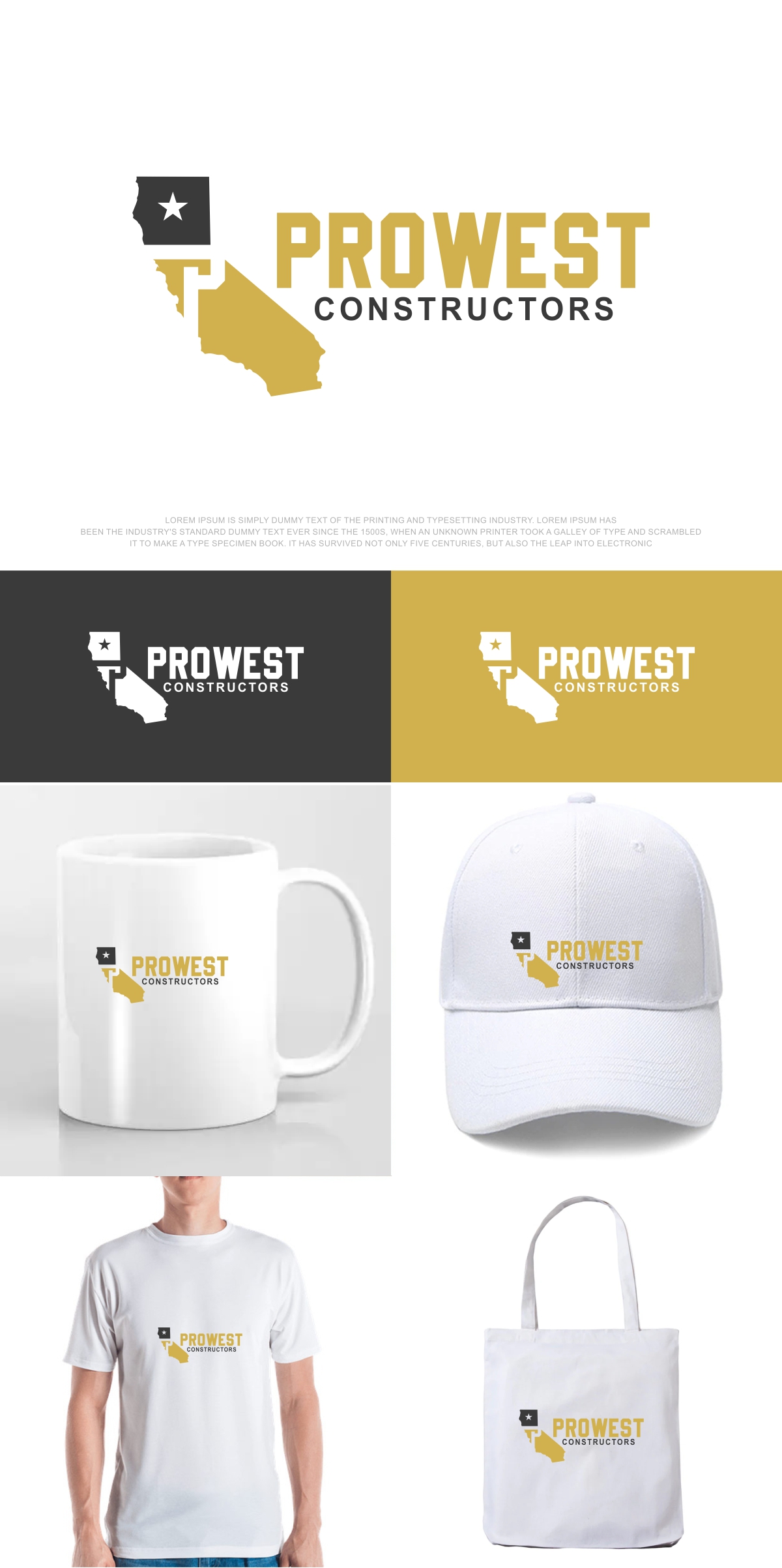Logo Design by fly  design for ProWest Constructors | Design #32279592