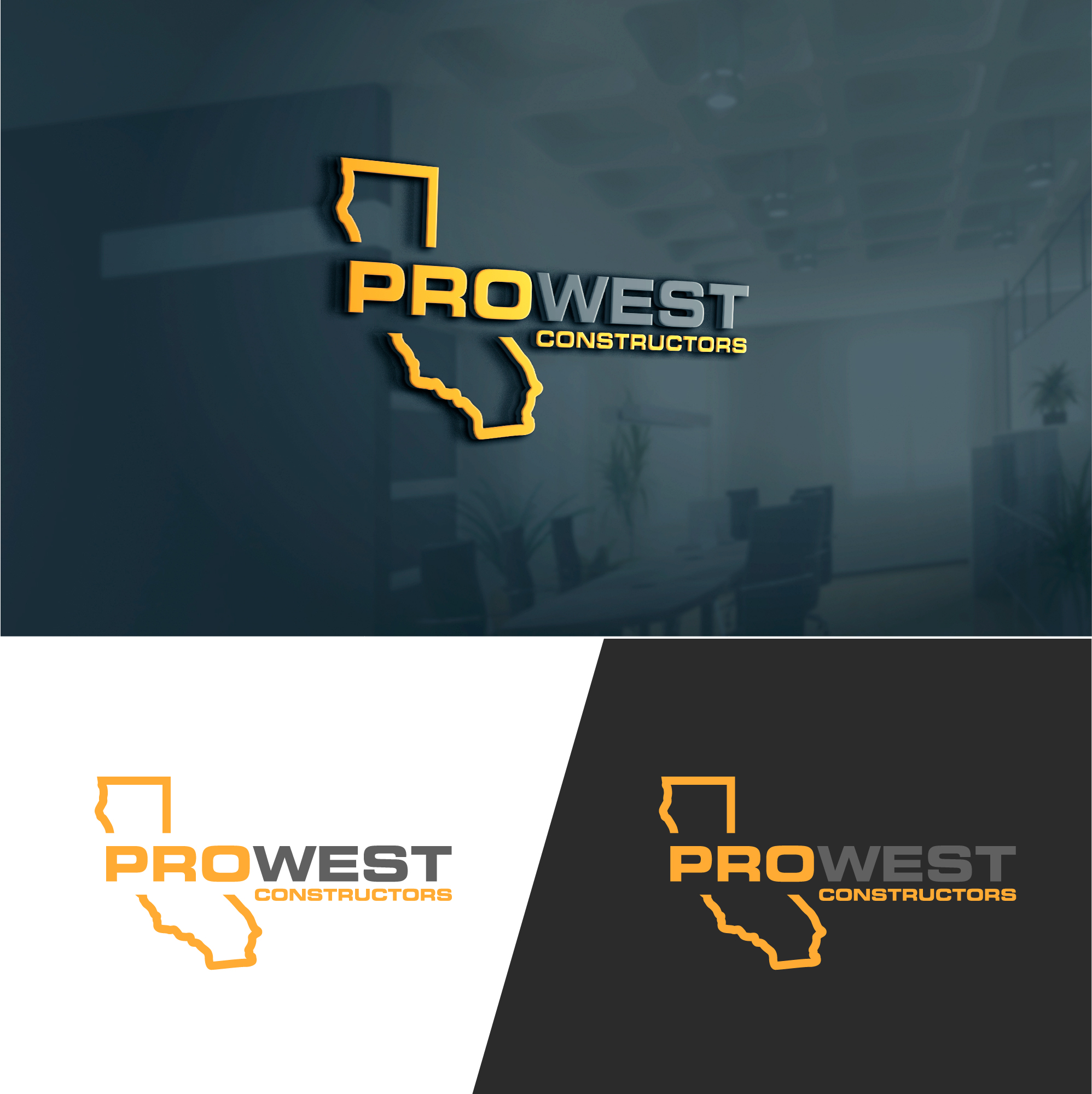 Logo Design by sushsharma99 for ProWest Constructors | Design #32279806