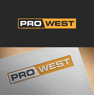 Logo Design by sushsharma99 for ProWest Constructors | Design: #32280033