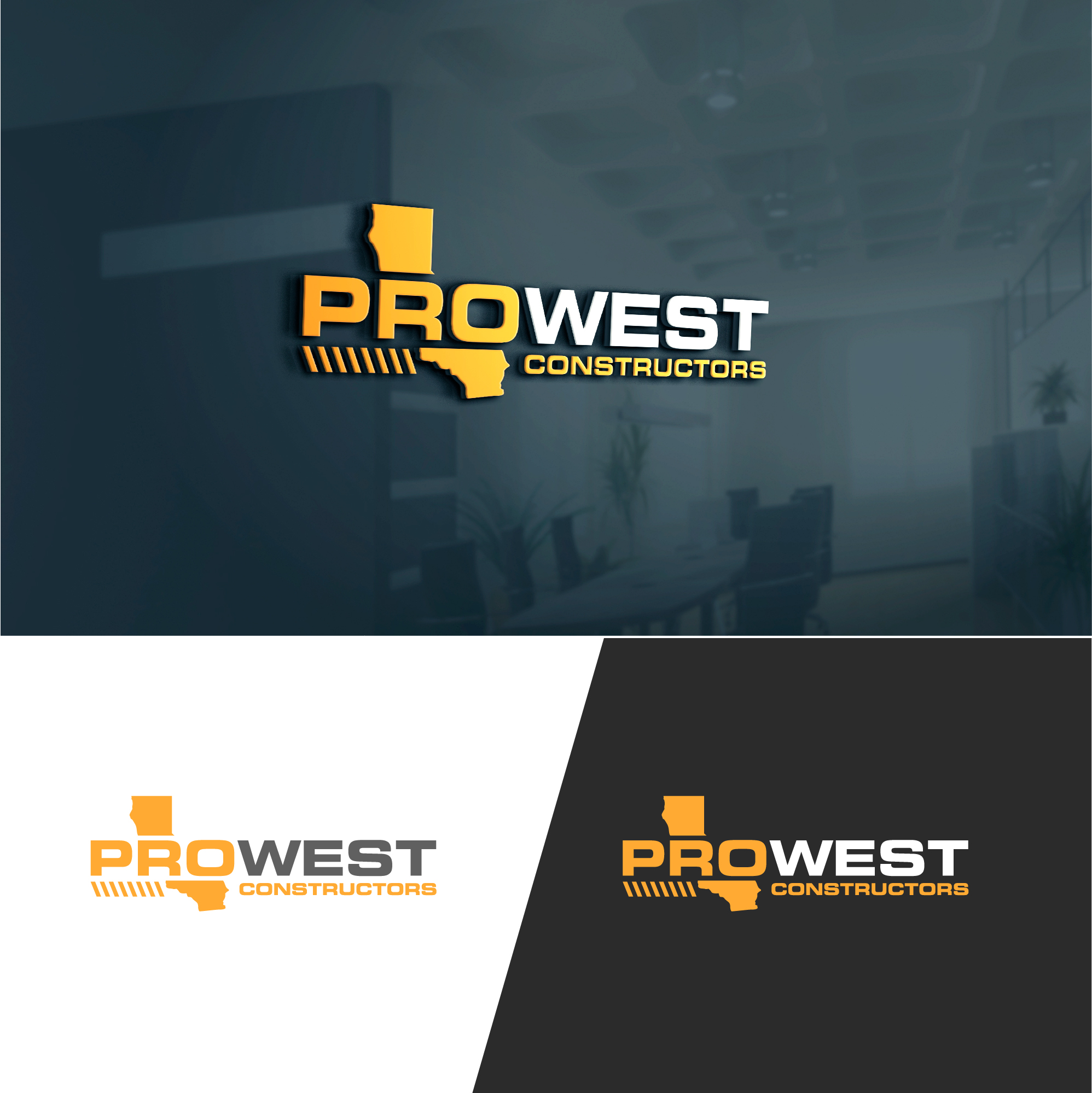 Logo Design by sushsharma99 for ProWest Constructors | Design #32280122