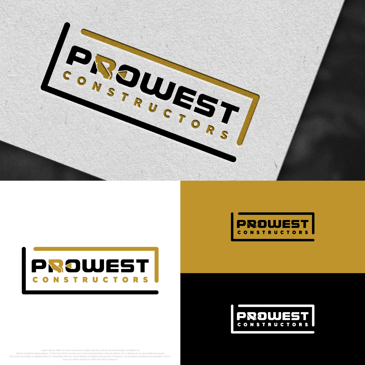 Logo Design by DesignLima for ProWest Constructors | Design #32280576