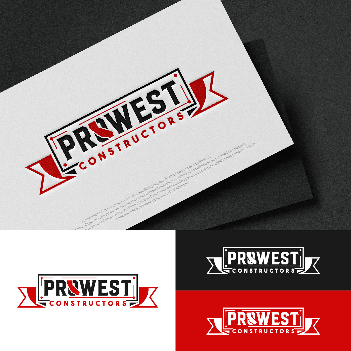 Logo Design by DesignLima for ProWest Constructors | Design #32280577