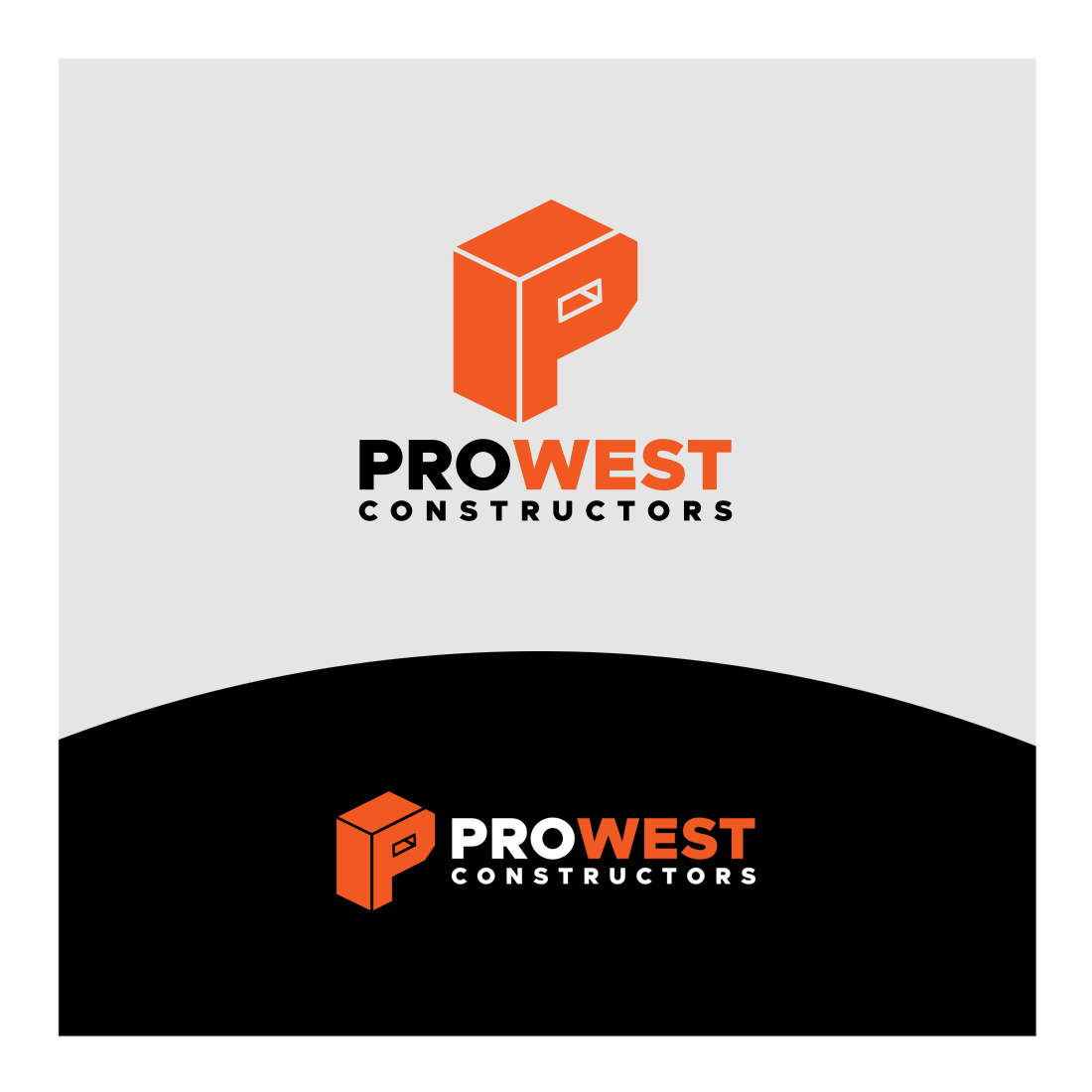 Logo Design by Mungbejotok for ProWest Constructors | Design #32327594