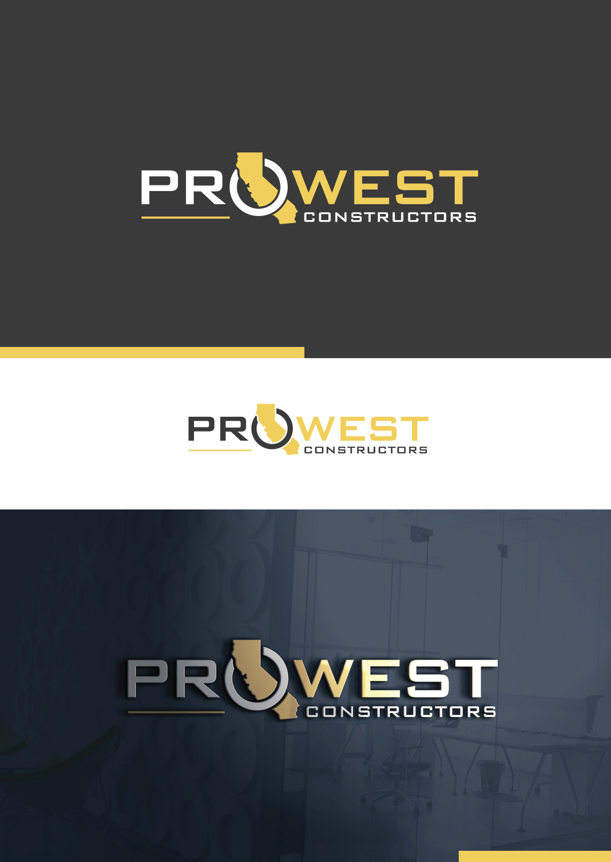 Logo Design by creativepix for ProWest Constructors | Design #32278071