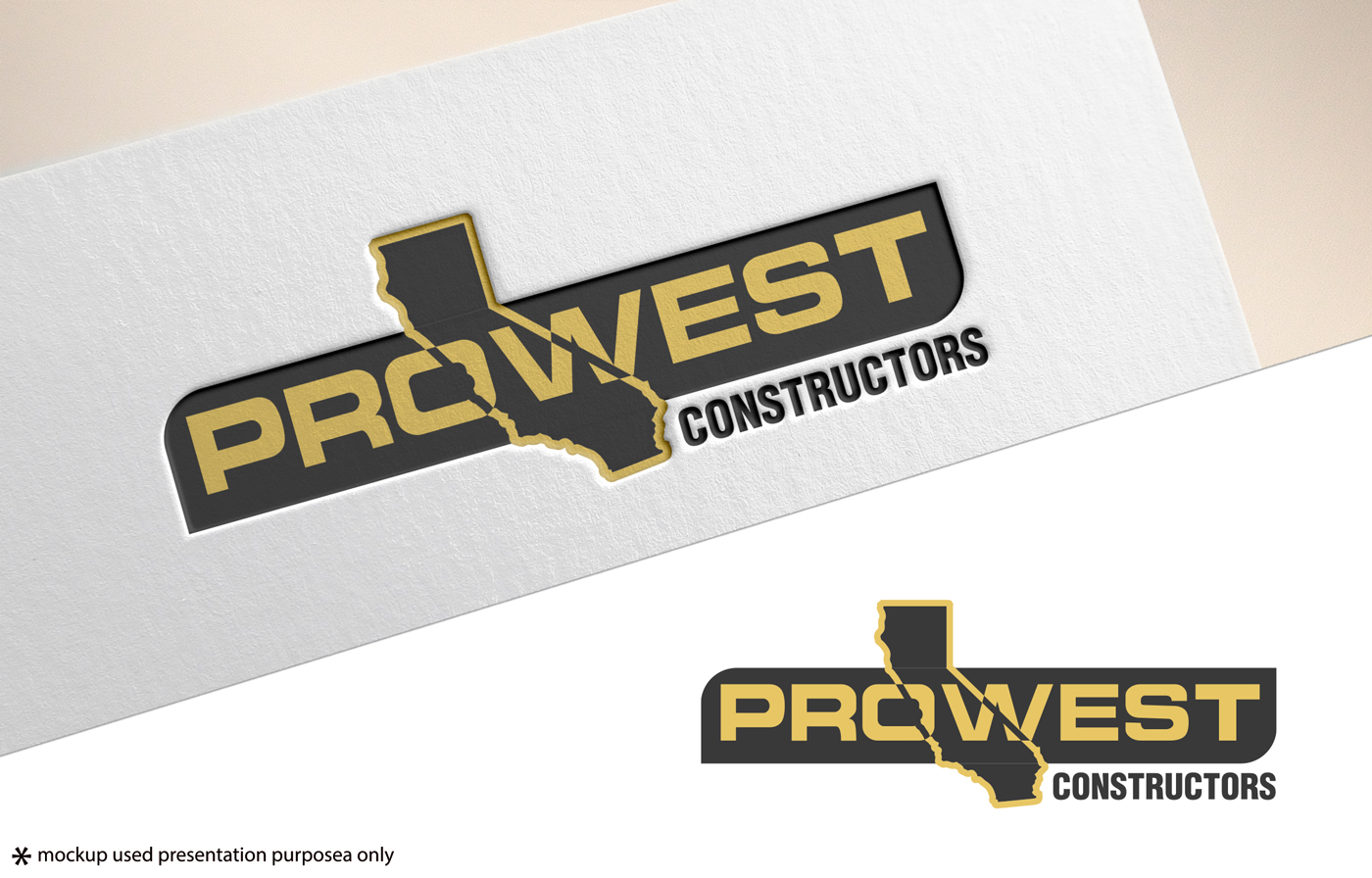 Logo Design by Rubia@ for ProWest Constructors | Design #32278336