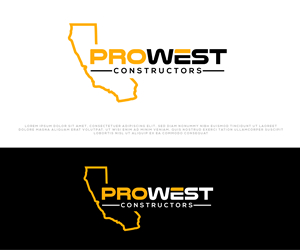 Logo Design by AlphabetZero.co.uk for ProWest Constructors | Design: #32289470