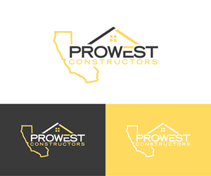 Logo Design by AlphabetZero.co.uk for ProWest Constructors | Design: #32289480