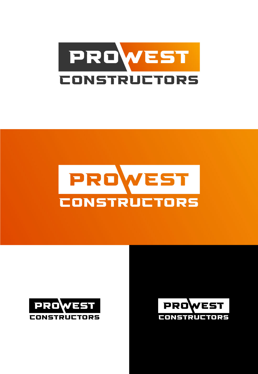 Diseño de Logo por Infinity Graphics para ProWest Constructors | Diseño #32299269