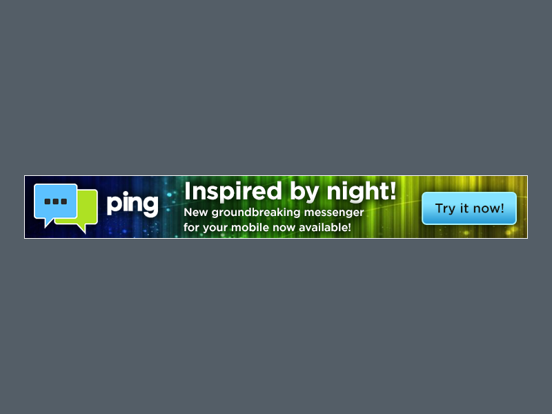 Banner Ad Design by yadunath for Ping | Design #3112714