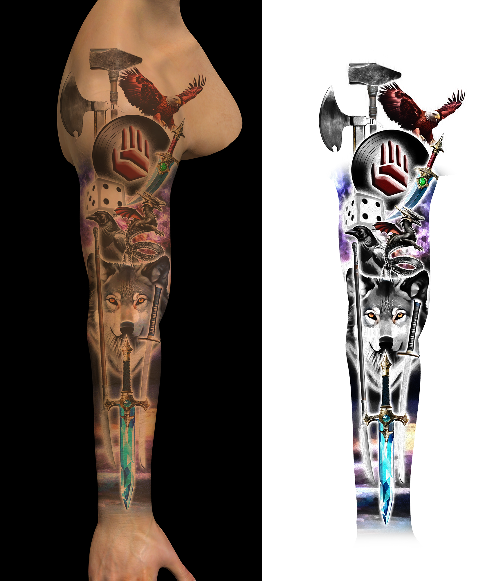 Diseño de Tatuaje por Rickyy para este proyecto | Diseño #32329887