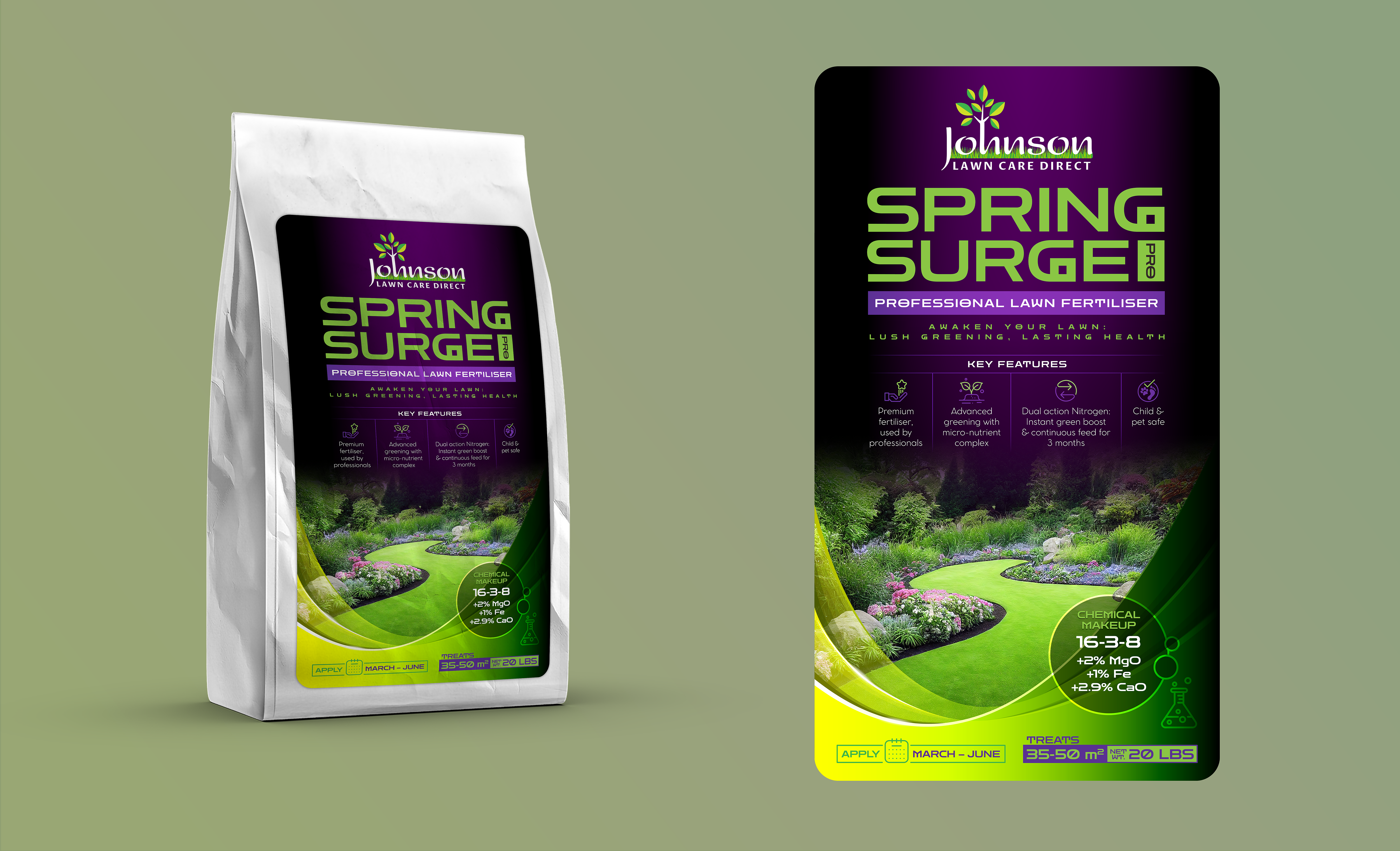 Packaging Design by Murmu Designs for Johnson Gardening Services Ltd | Design #32307528