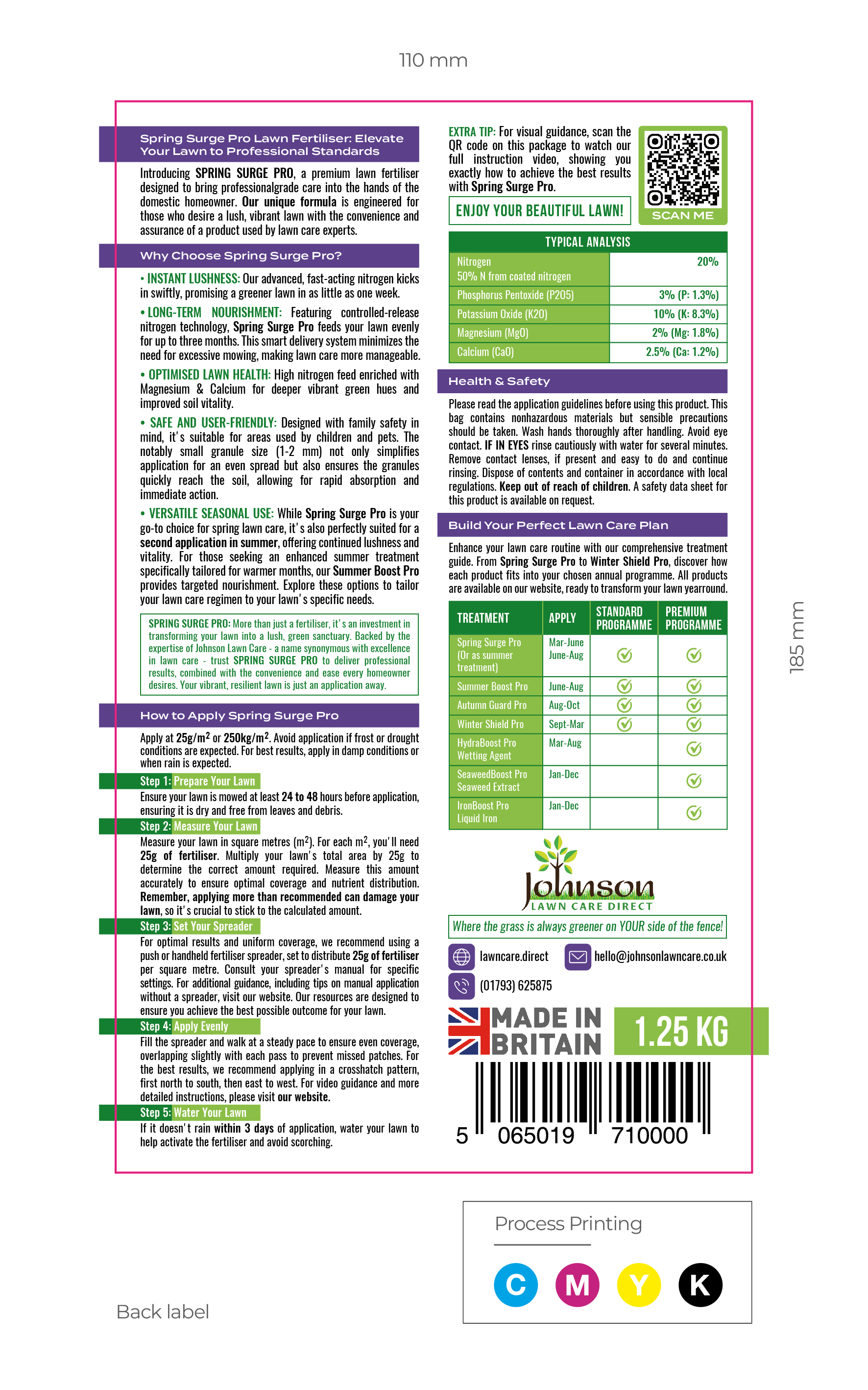 Packaging Design by O!shine-design for Johnson Gardening Services Ltd | Design #32374451