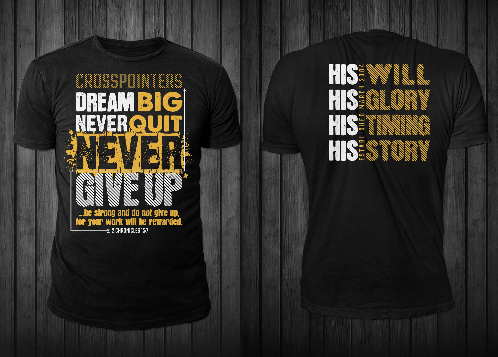 T-shirt Design by Sergio Coelho for CrossPointe Church | Design #32289965