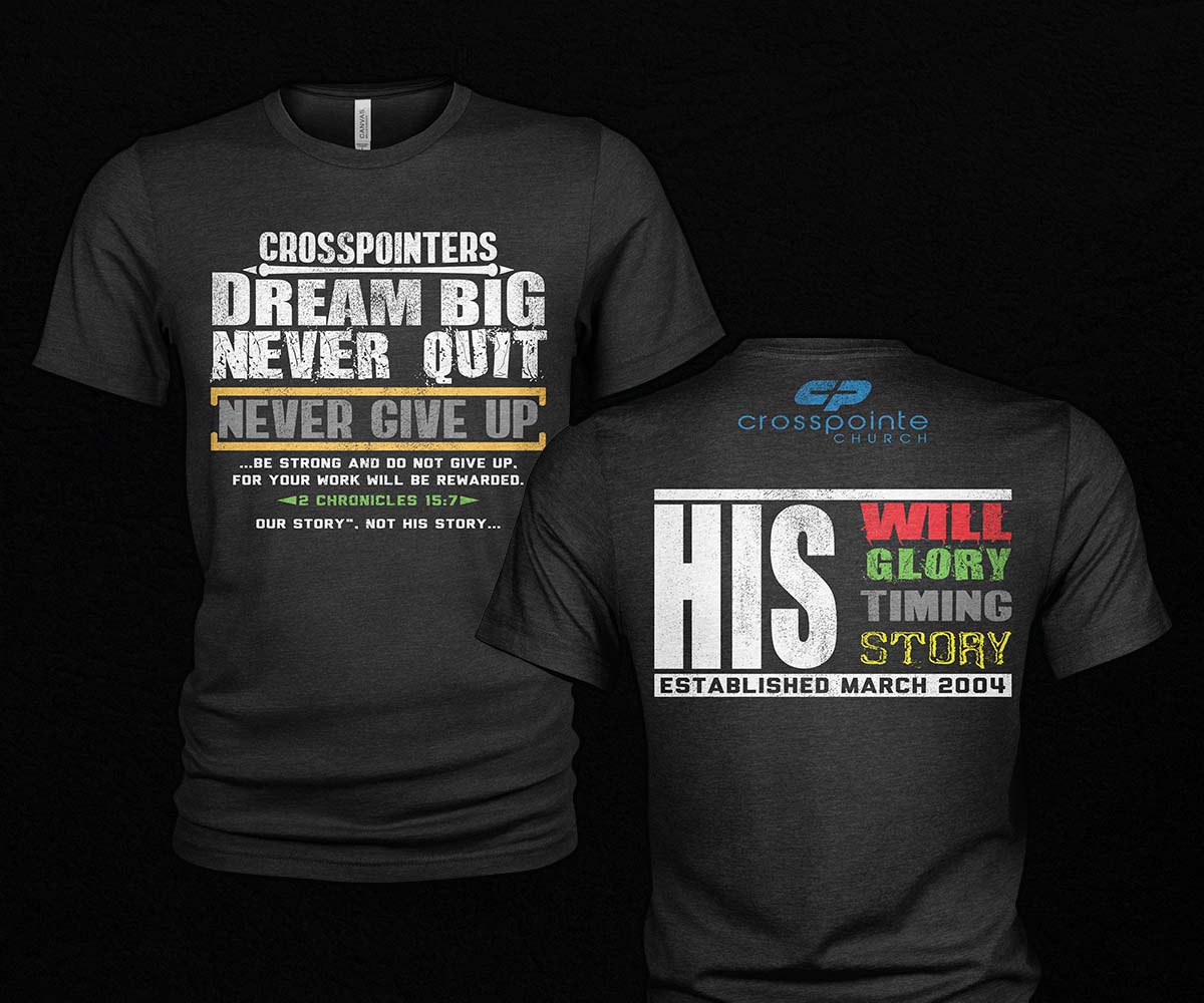T-Shirt-Design von Milton Bhowmik für CrossPointe Church | Design #32308123