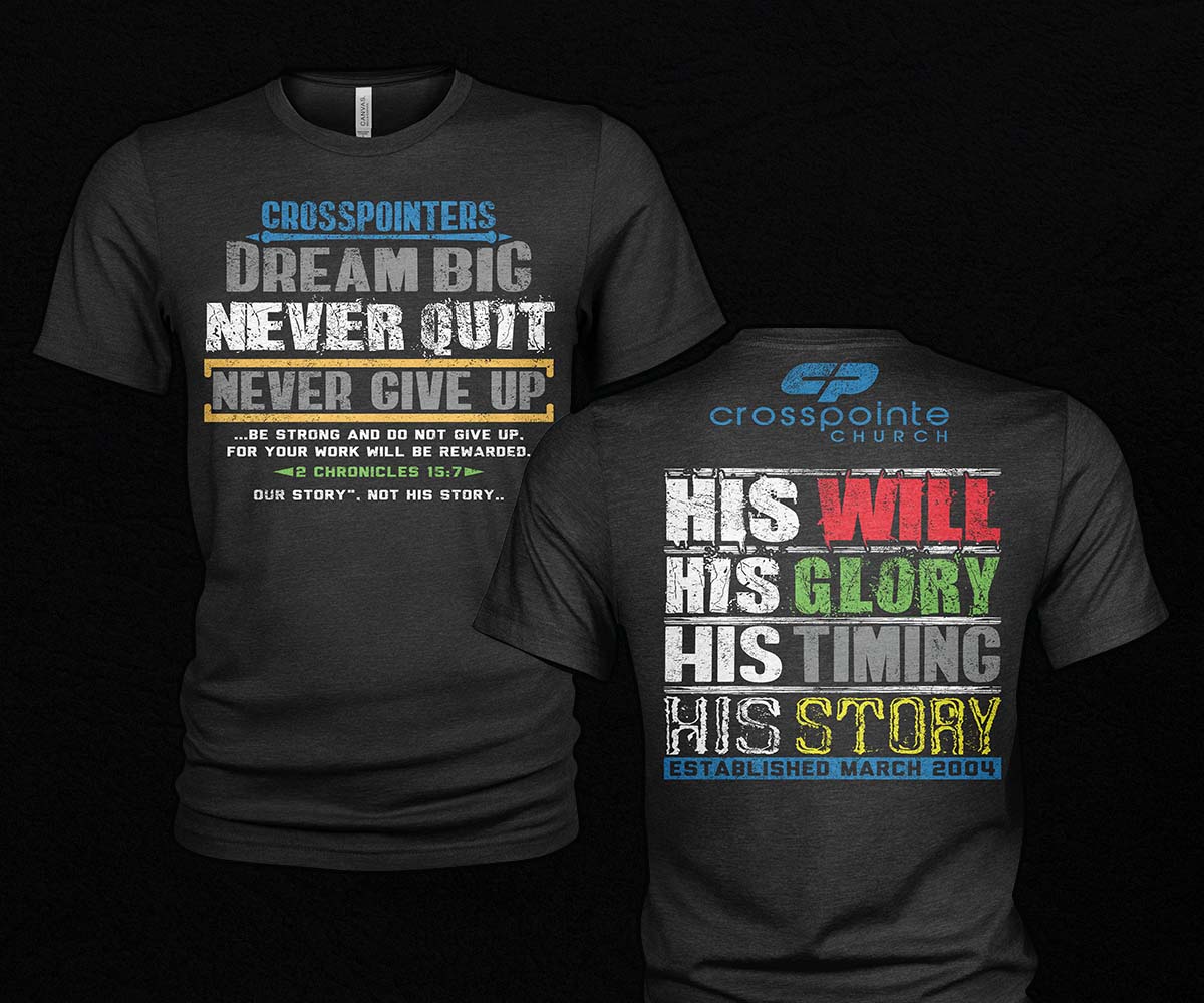 T-shirt Design by Milton Bhowmik for CrossPointe Church | Design #32311967