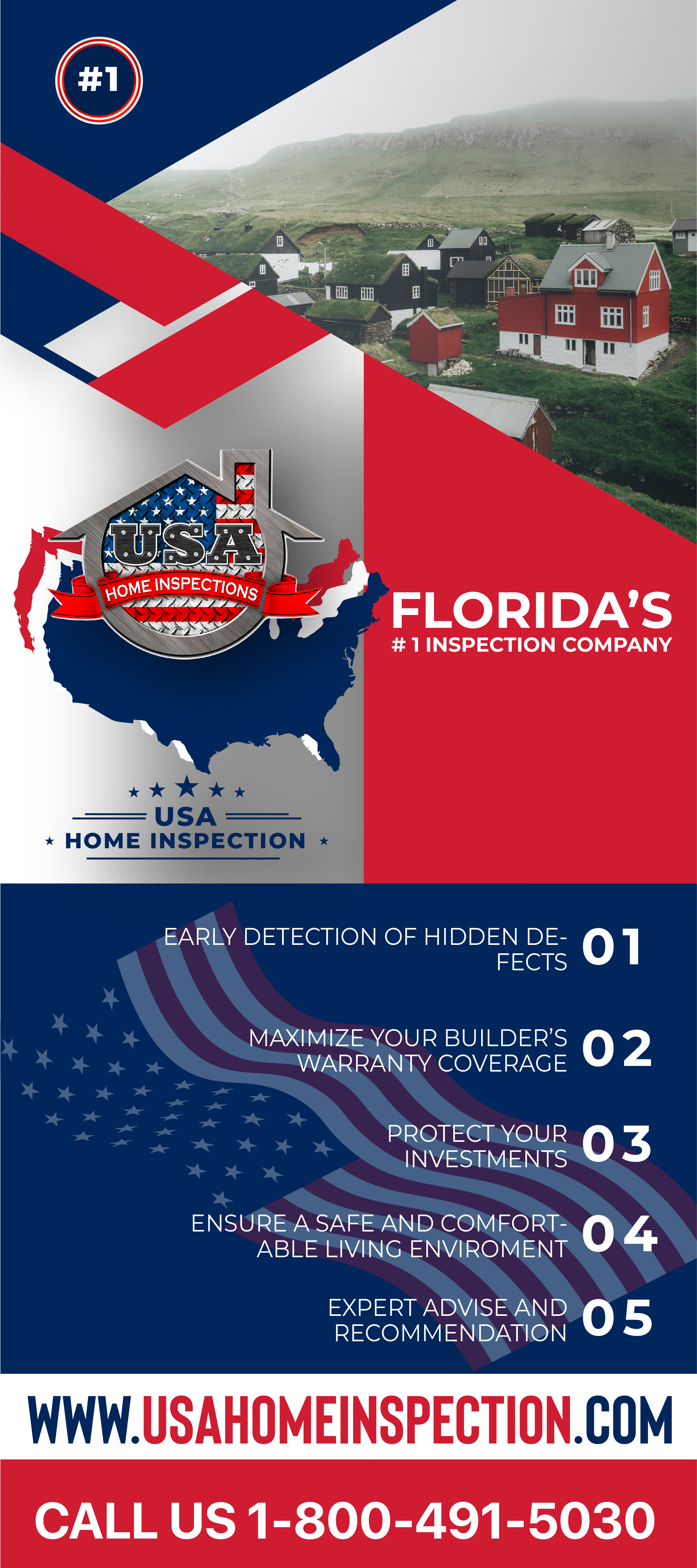 Design de Flyer par nirmla450 pour USA Home Inspections | Design #32296496