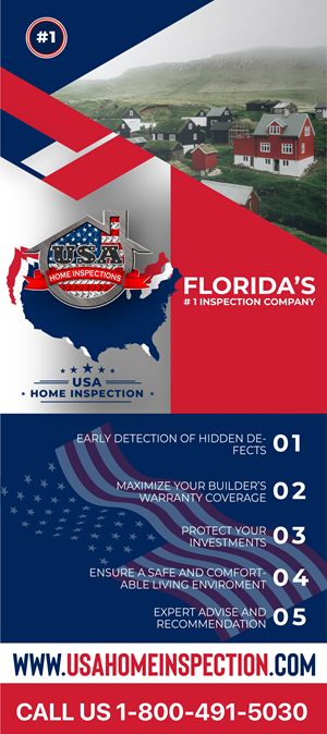 Flyer Design by nirmla450 for USA Home Inspections | Design: #32296496
