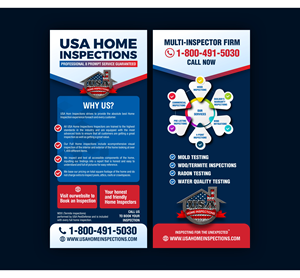 Design de Flyer par Mayuracww pour USA Home Inspections | Design #32289461