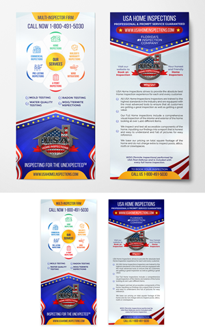Flyer Design by TAMZ for USA Home Inspections | Design: #32304238