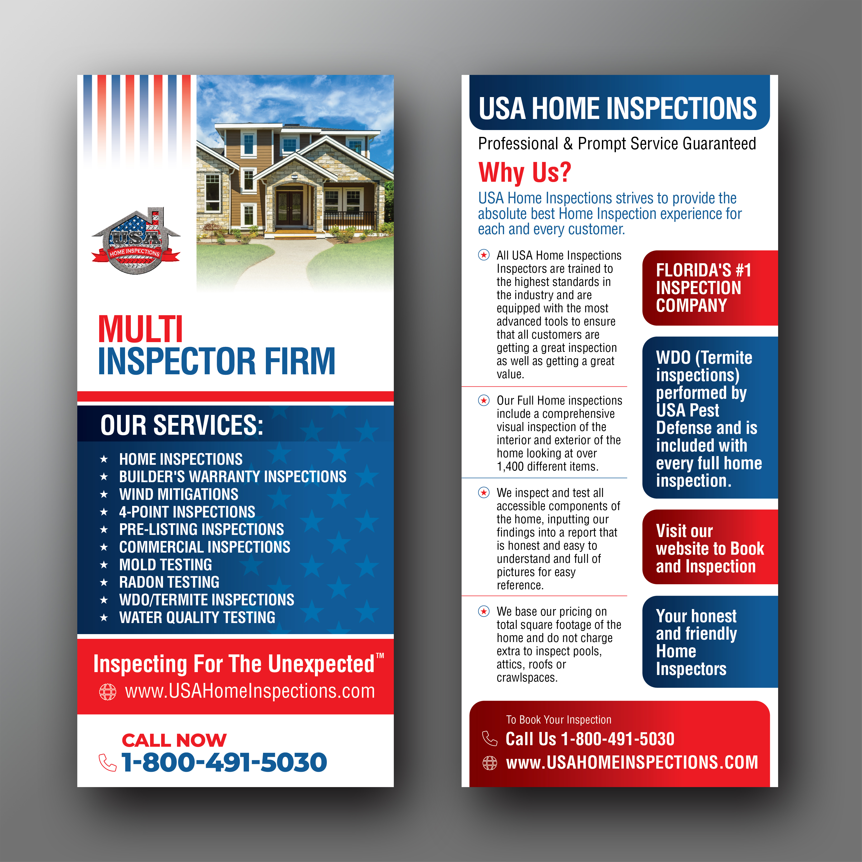 Flyer Design by Impressive Solutions for USA Home Inspections | Design #32299260