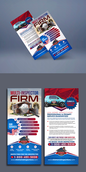 Flyer Design by debdesign for USA Home Inspections | Design: #32308498