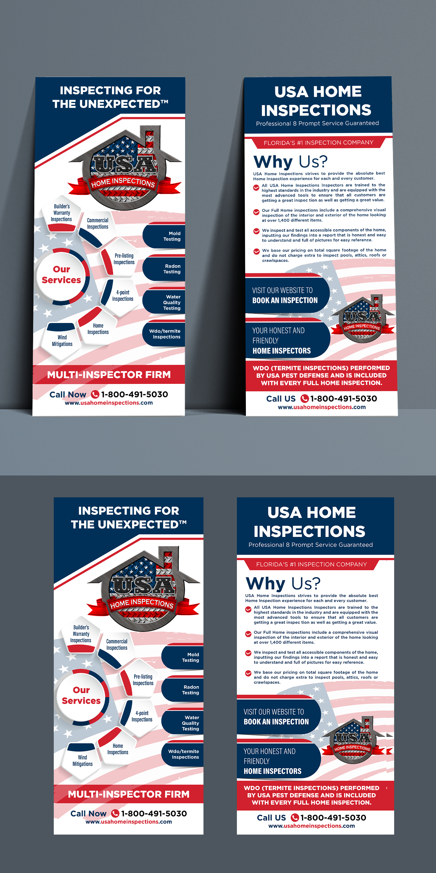 Flyer Design by 123graphics for USA Home Inspections | Design #32297097
