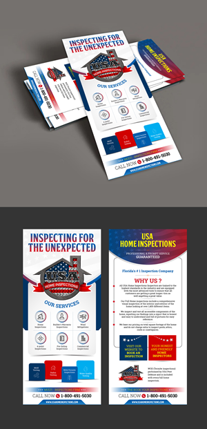 Flyer Design by 123graphics for USA Home Inspections | Design: #32297261