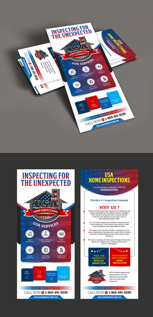 Flyer Design by 123graphics for USA Home Inspections | Design: #32297276