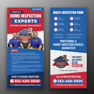 Flyer Design by OwnDesign for USA Home Inspections | Design: #32288096