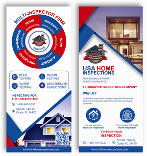 Flyer Design by ecorokerz for USA Home Inspections | Design: #32296809