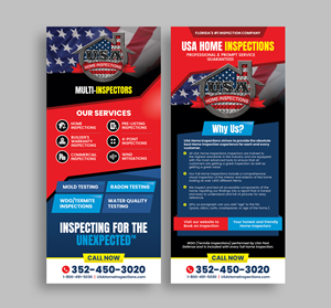 Flyer Design by Dzhafir for USA Home Inspections | Design: #32338016