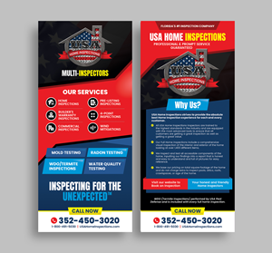 Design de Flyer par Dzhafir pour USA Home Inspections | Design #32339869