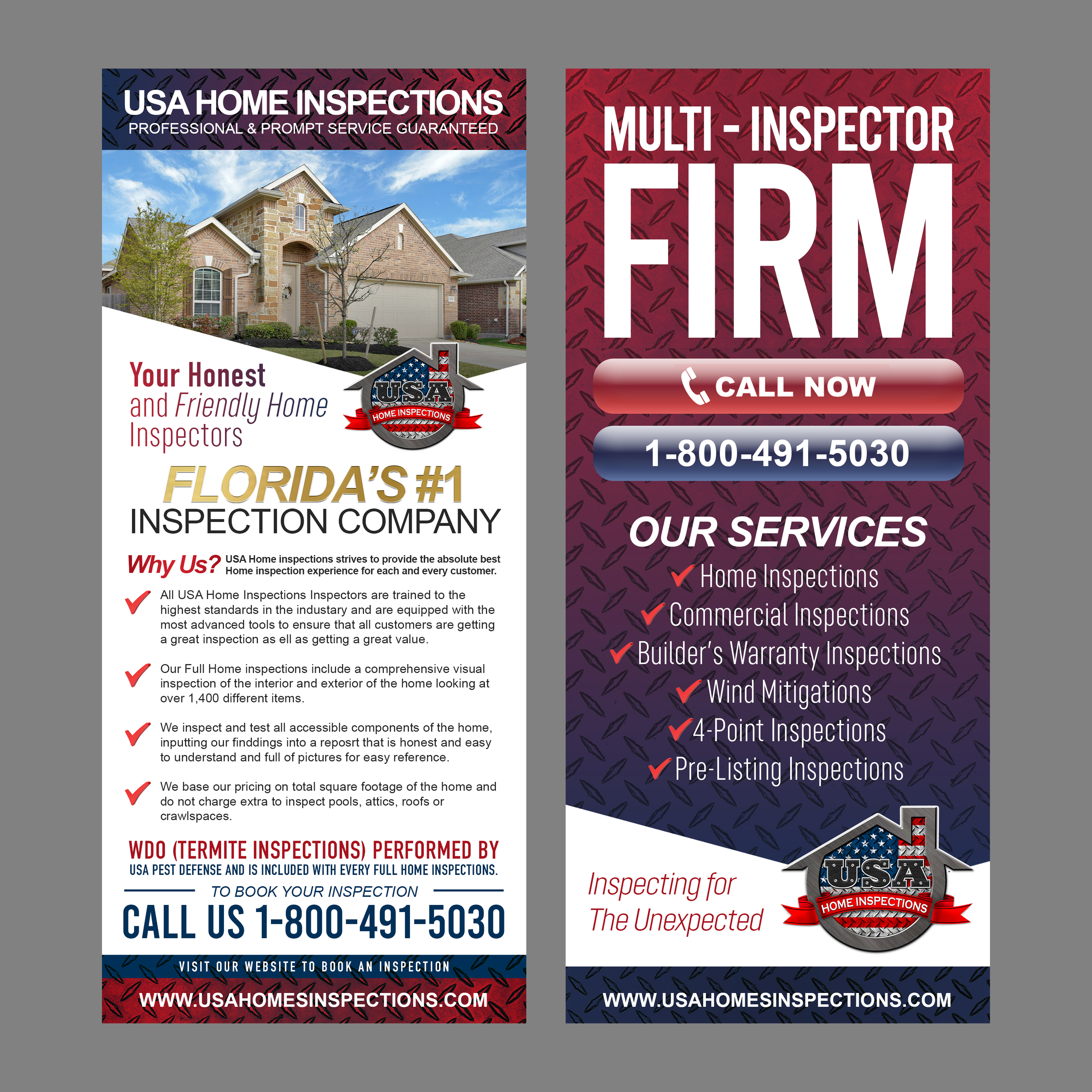 Design de Flyer par aj pour USA Home Inspections | Design #32305307