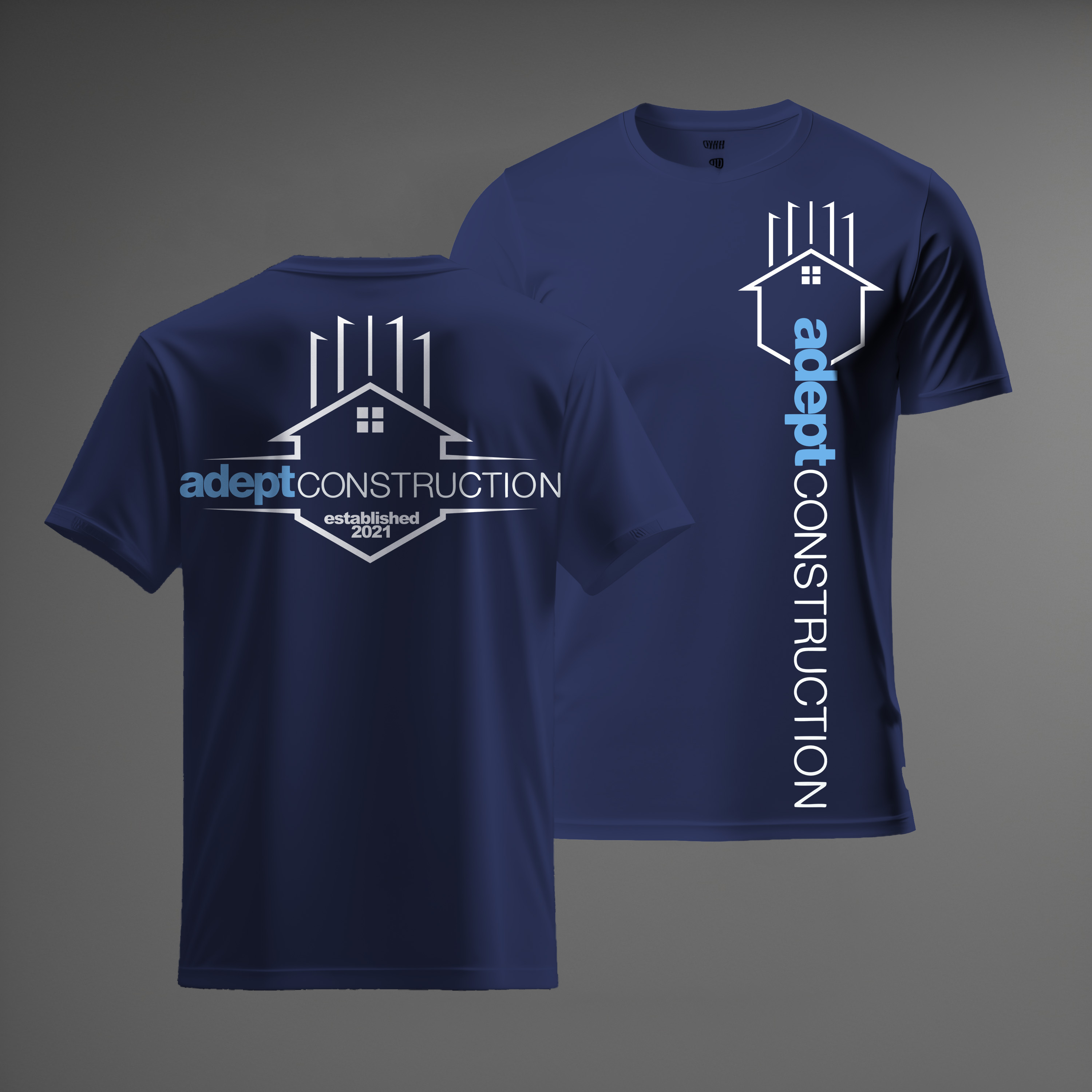 T-shirt Design by Foulanan Design for Adept Construction | Design #32329844
