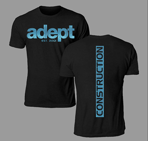 Diseño de Camiseta por Johncina para Adept Construction | Diseño: #32329026