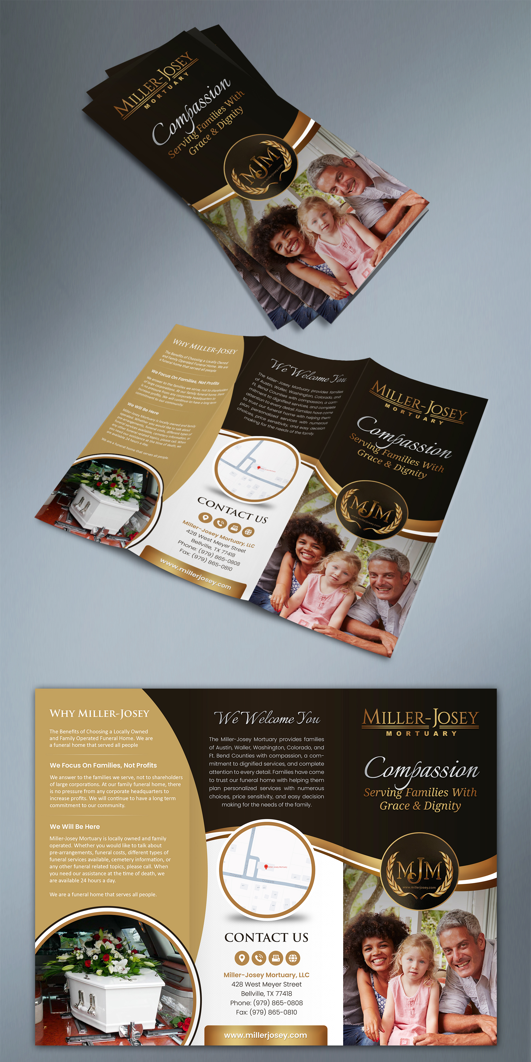 Design de Brochure par SAI DESIGNS pour Miller-Josey Mortuary | Design : #32298267