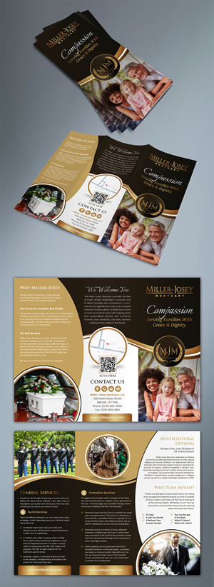 Design de Brochure par SAI DESIGNS pour Miller-Josey Mortuary | Design : #32317463