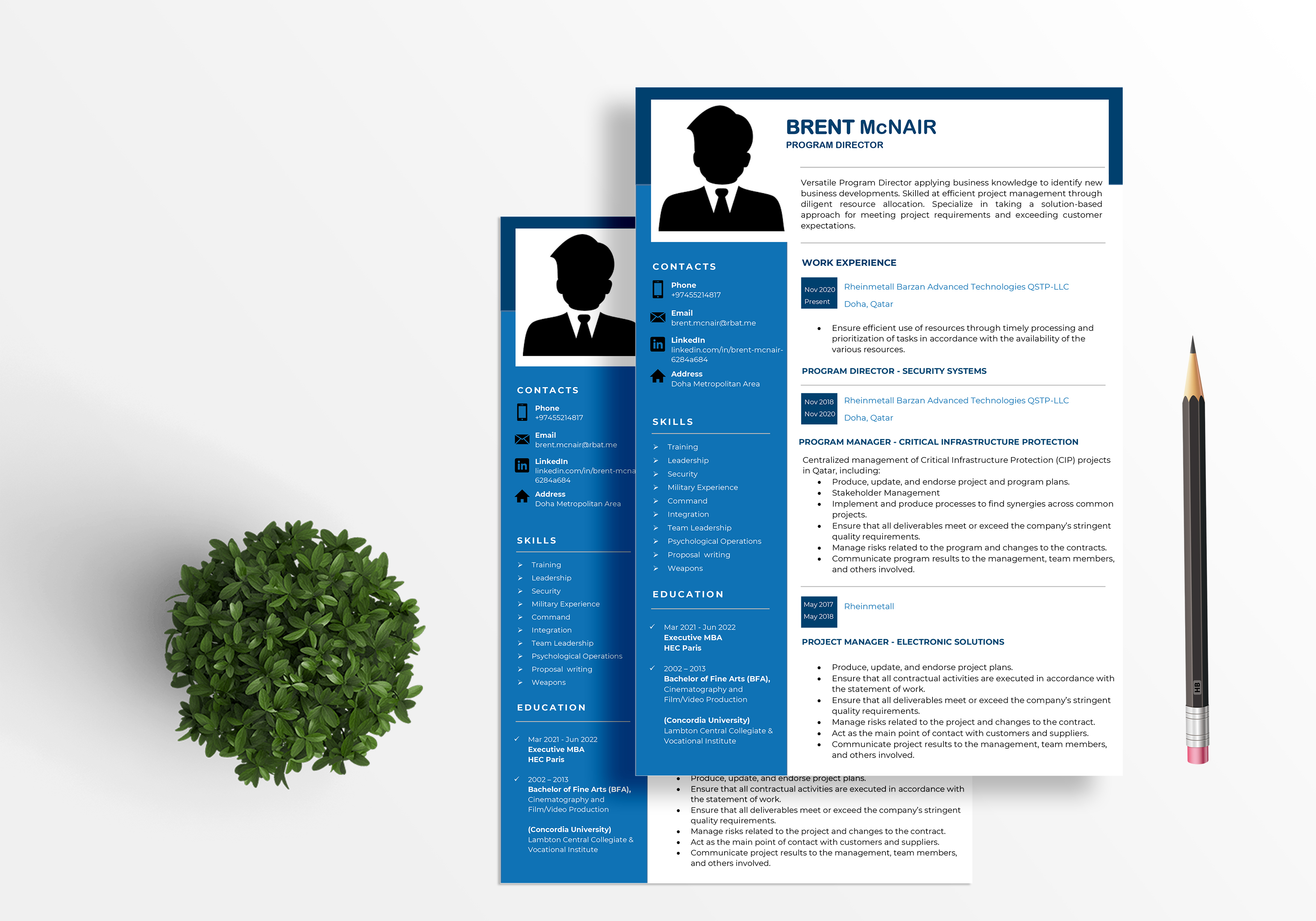 Resume Design by sajjad 26 for Cloud Catalyst GmbH. | Design #32319397