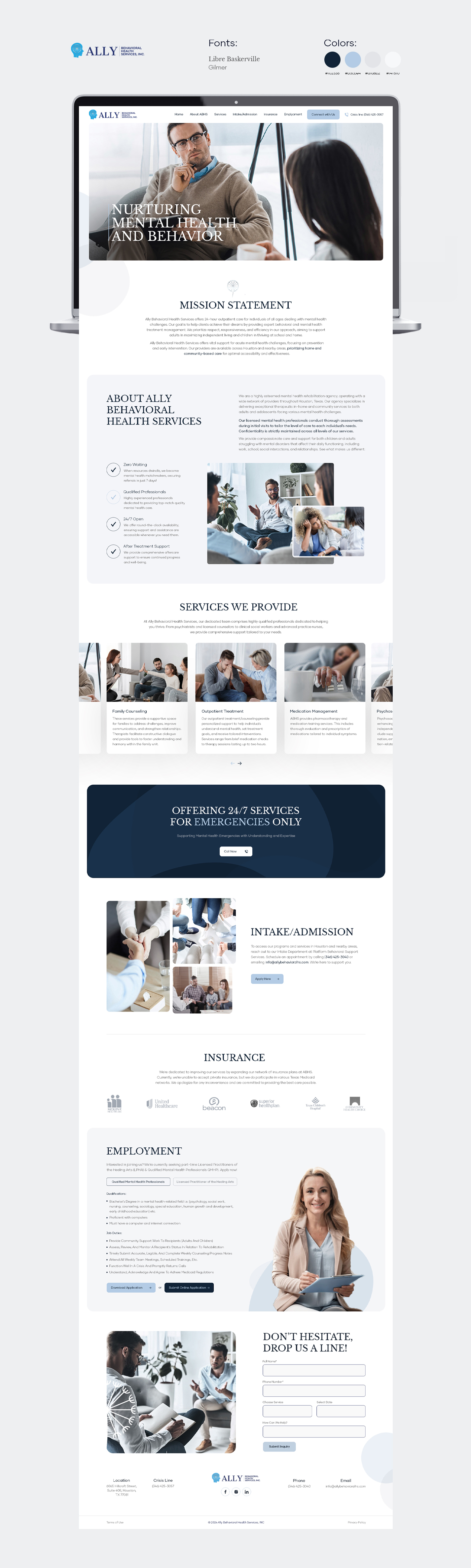 Diseño Web por PP² para Ally Behavioral Health Services, Inc. | Diseño #32326880
