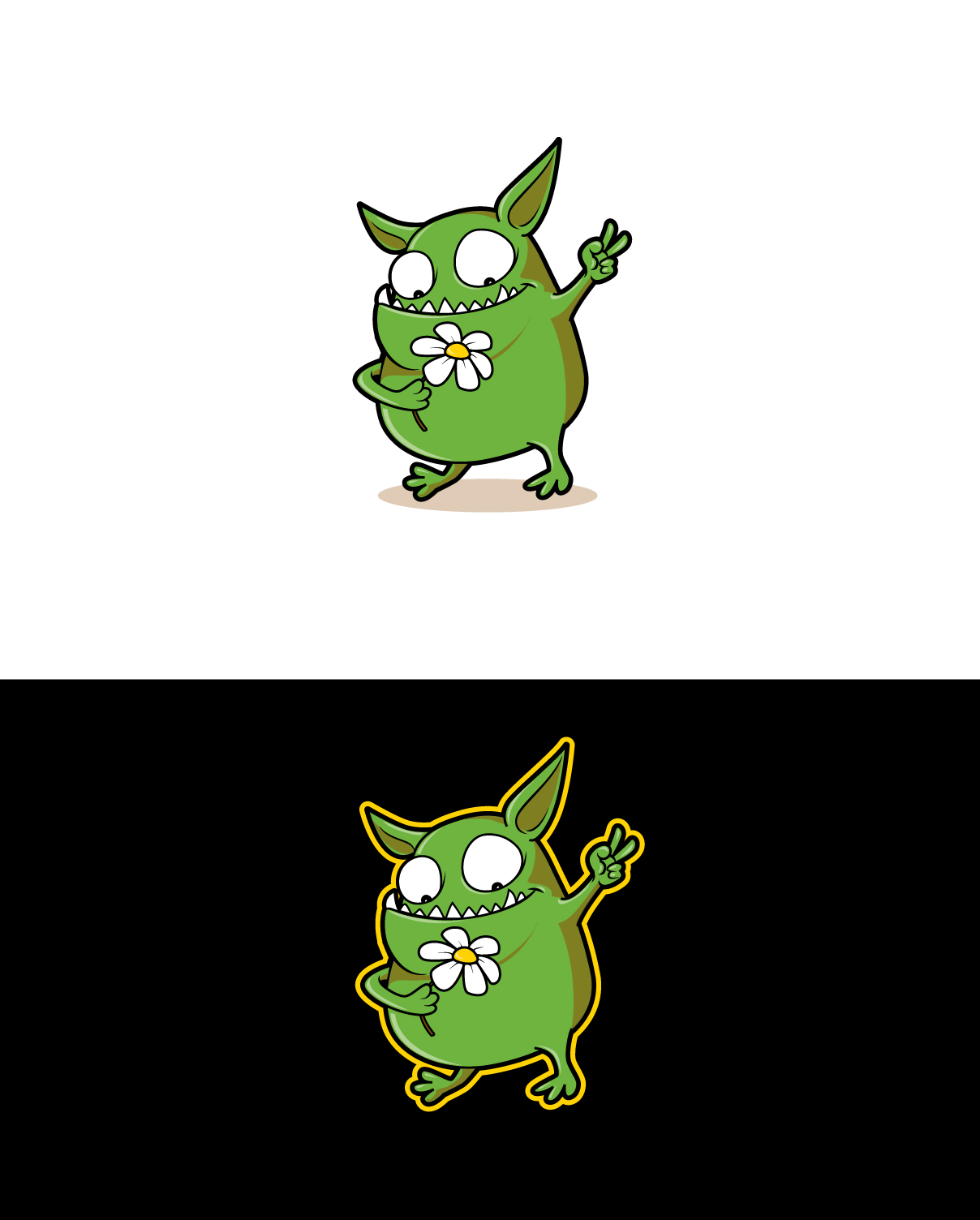 Character Design by LogoPoko for Southern Laughing LLC | Design #32324413